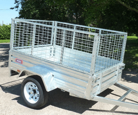 apache trailer with mesh sides